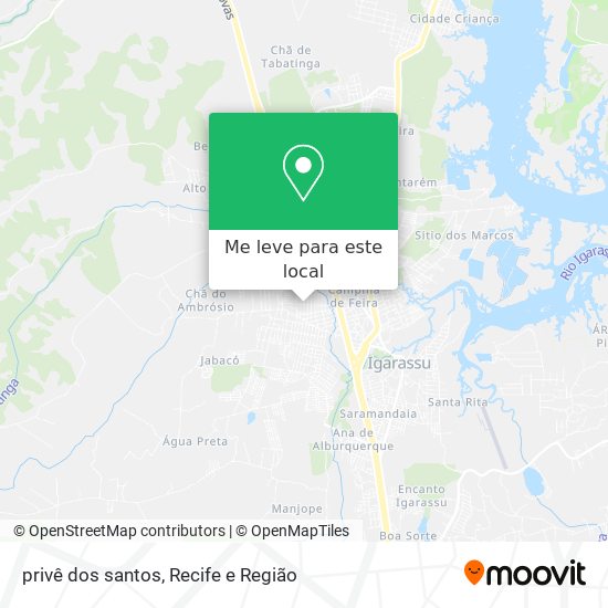 privê dos santos mapa