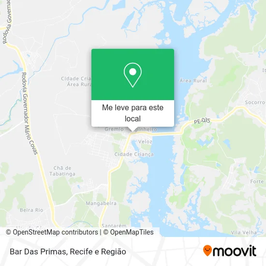 Bar Das Primas mapa
