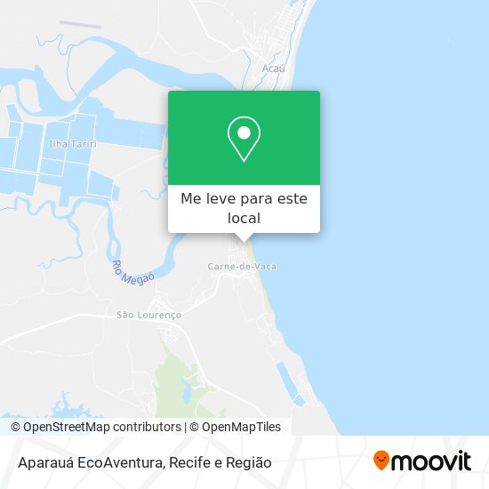 Aparauá EcoAventura mapa