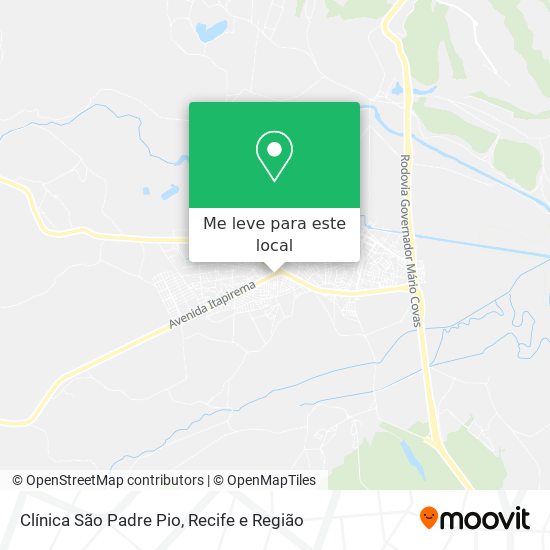 Clínica São Padre Pio mapa