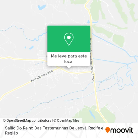 Salão Do Reino Das Testemunhas De Jeová mapa