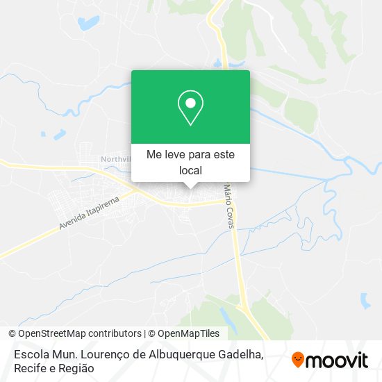 Escola Mun. Lourenço de Albuquerque Gadelha mapa