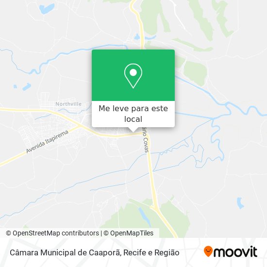 Câmara Municipal de Caaporã mapa