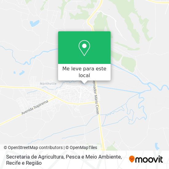 Secretaria de Agricultura,  Pesca e Meio Ambiente mapa