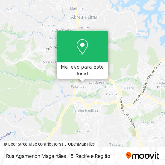 Rua Agamenon Magalhães 15 mapa