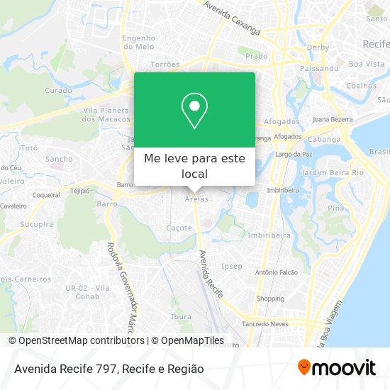Avenida Recife 797 mapa