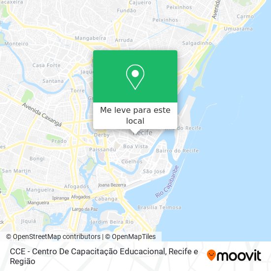 CCE - Centro De Capacitação Educacional mapa