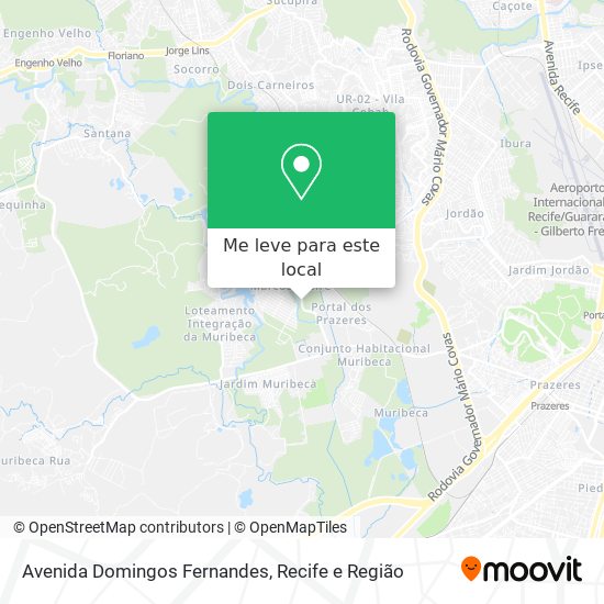 Avenida Domingos Fernandes mapa