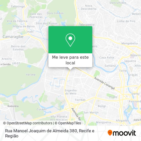 Rua Manoel Joaquim de Almeida 380 mapa