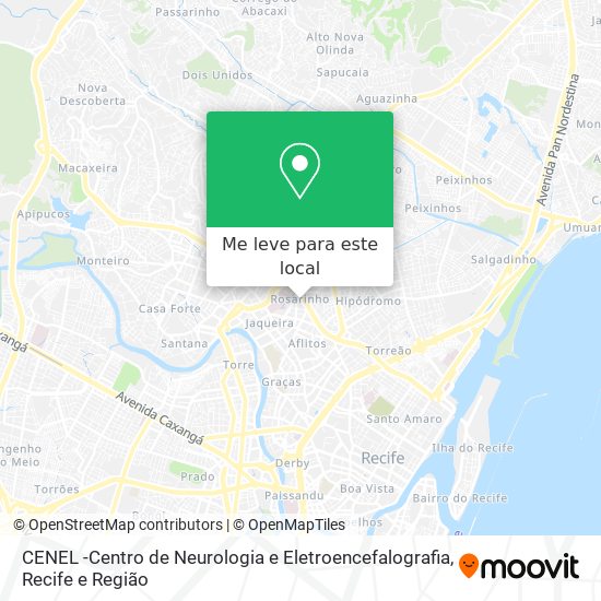 CENEL -Centro de Neurologia e Eletroencefalografia mapa