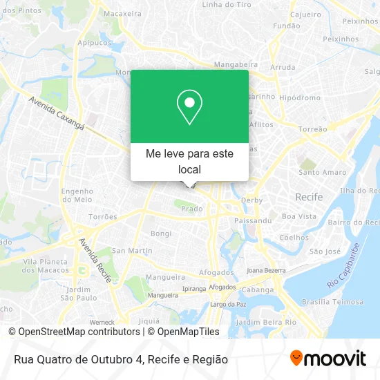 Rua Quatro de Outubro 4 mapa