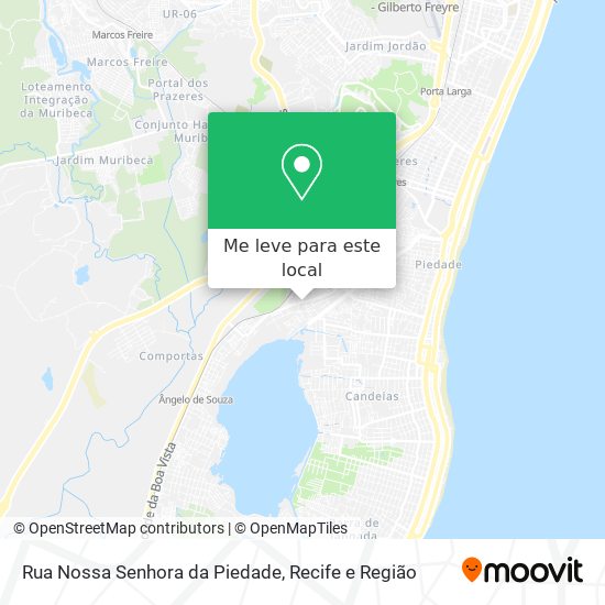 Rua Nossa Senhora da Piedade mapa