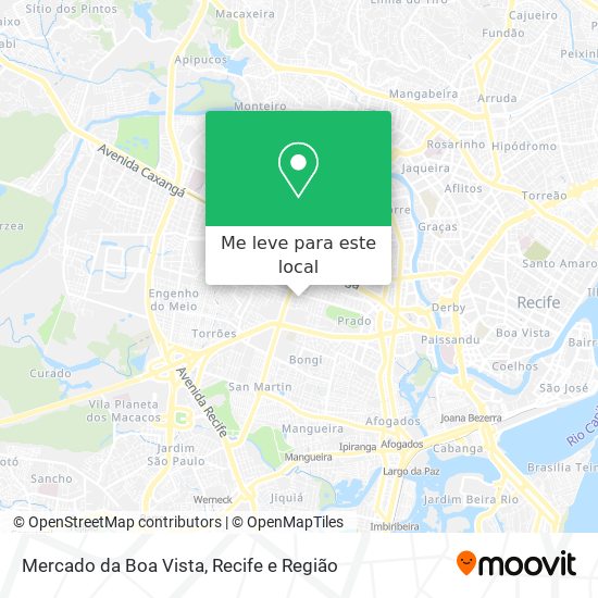 Mercado  da Boa Vista mapa