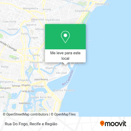 Rua Do Fogo mapa