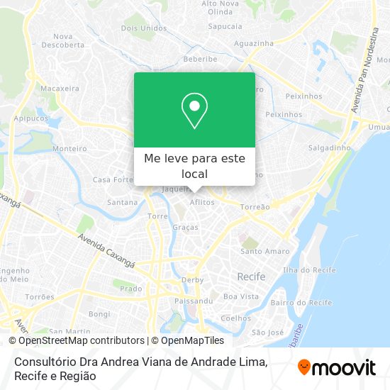 Consultório Dra Andrea Viana de Andrade Lima mapa