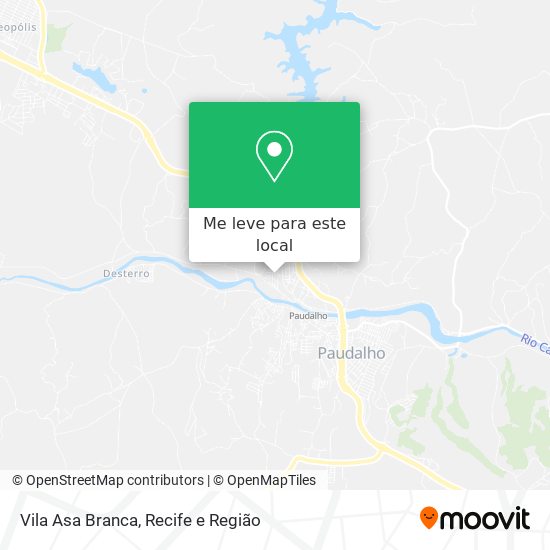 Vila Asa Branca mapa