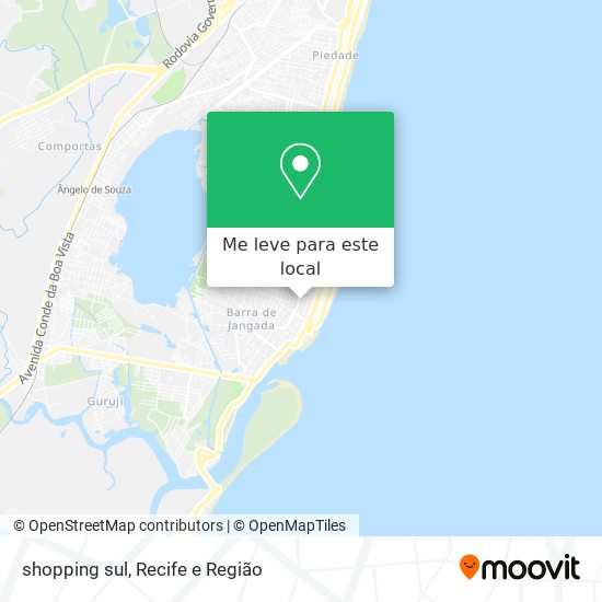 shopping sul mapa