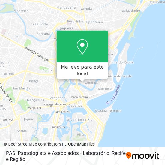 PAS: Pastologista e Associados - Laboratório mapa