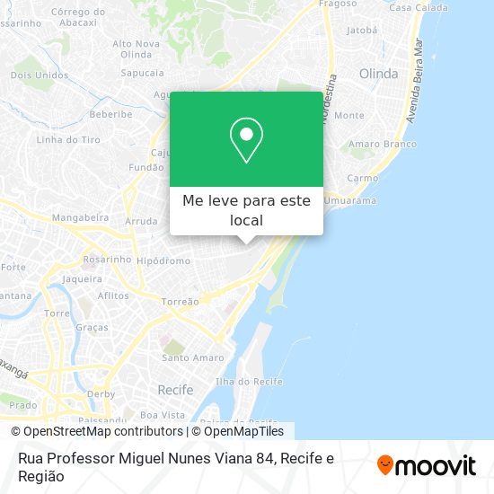 Rua Professor Miguel Nunes Viana 84 mapa