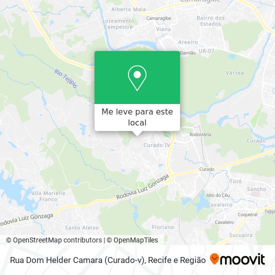 Rua Dom Helder Camara (Curado-v) mapa