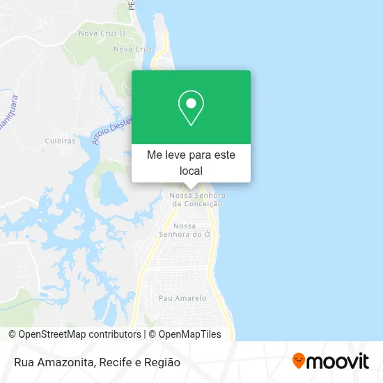 Rua Amazonita mapa