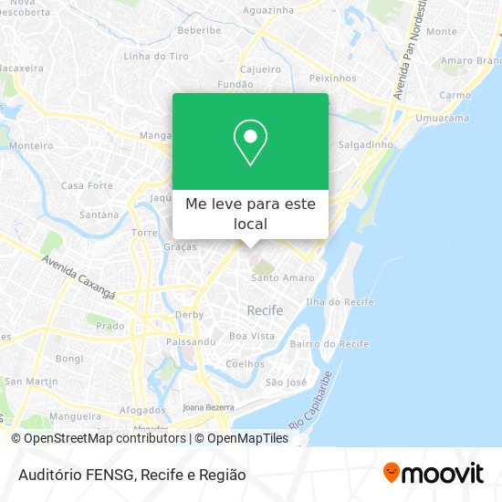 Auditório FENSG mapa