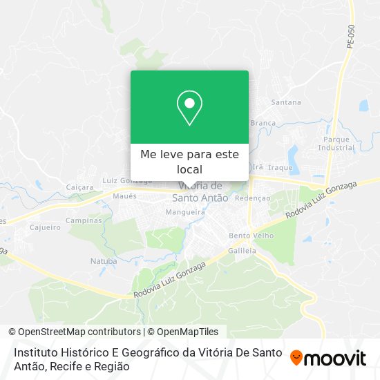 Instituto Histórico E Geográfico da Vitória De Santo Antão mapa