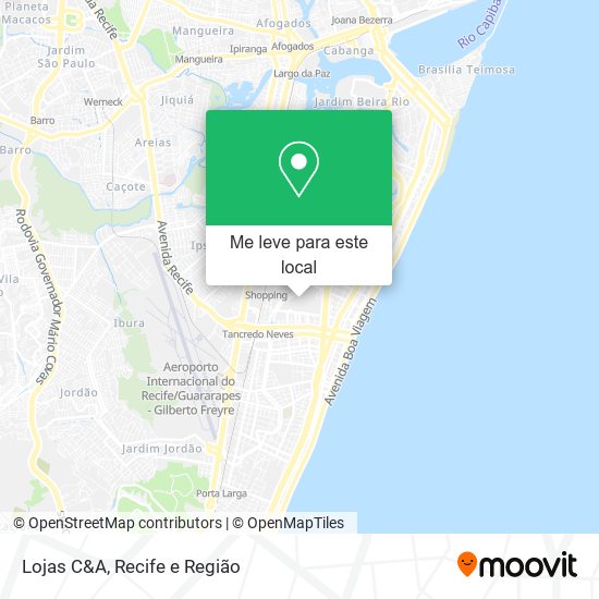 Lojas C&A mapa