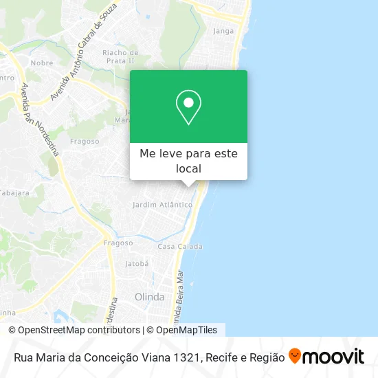 Rua Maria da Conceição Viana 1321 mapa