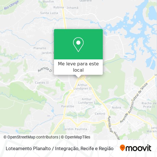 Loteamento Planalto / Integração mapa