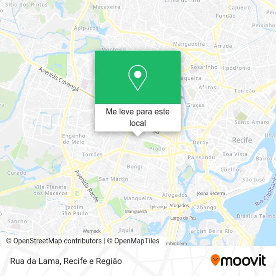 Rua da Lama mapa