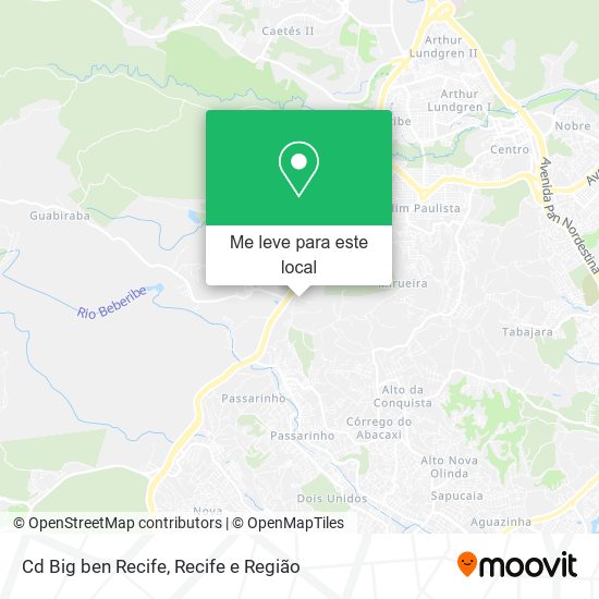 Cd Big ben Recife mapa