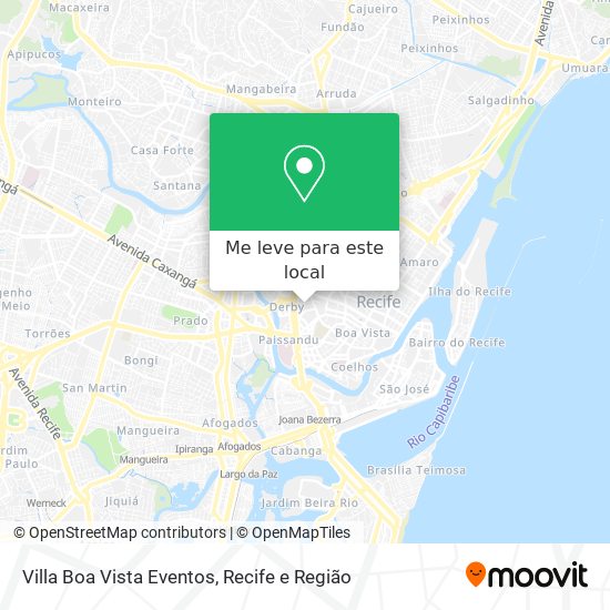 Villa Boa Vista Eventos mapa