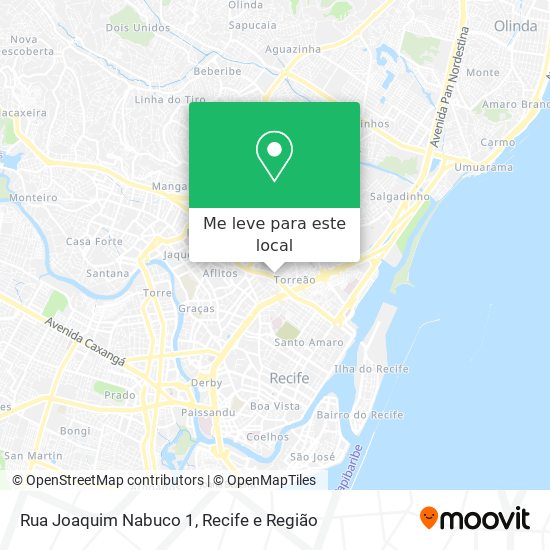 Rua Joaquim Nabuco 1 mapa