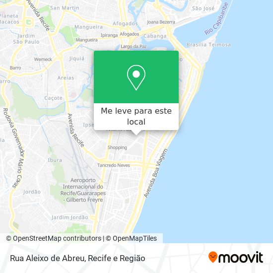 Rua Aleixo de Abreu mapa