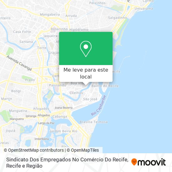 Sindicato Dos Empregados No Comércio Do Recife mapa