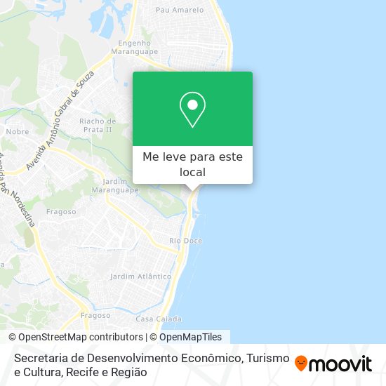 Secretaria de Desenvolvimento Econômico, Turismo e Cultura mapa