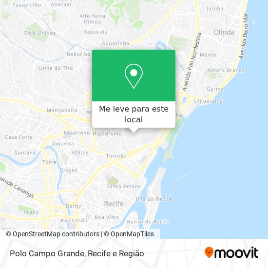 Polo Campo Grande mapa