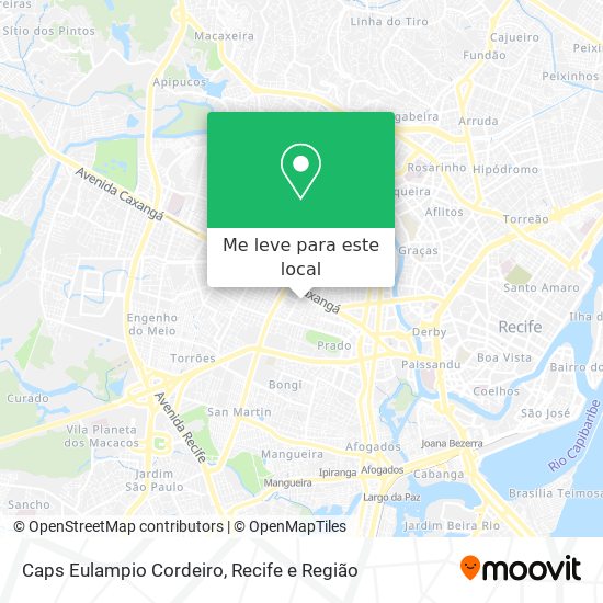 Caps Eulampio Cordeiro mapa