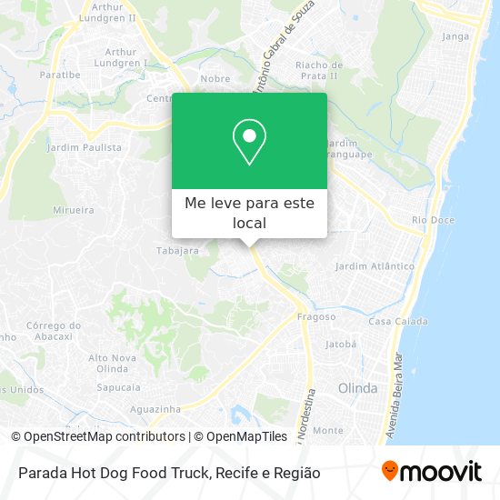 Parada Hot Dog Food Truck mapa