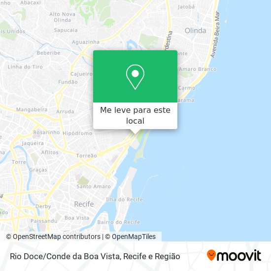 Rio Doce/Conde da Boa Vista mapa