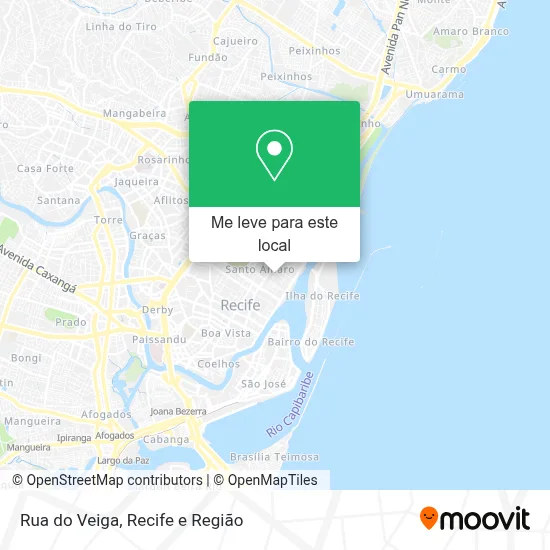 Rua do Veiga mapa