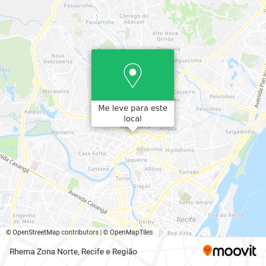 Rhema Zona Norte mapa