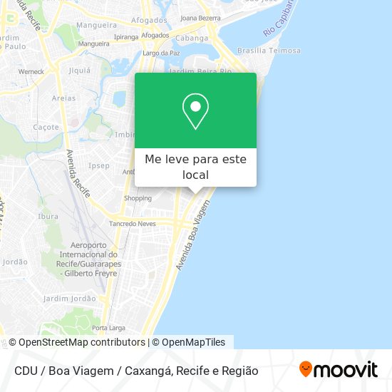 CDU / Boa Viagem / Caxangá mapa