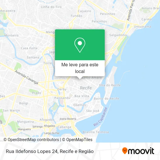 Rua Ildefonso Lopes 24 mapa