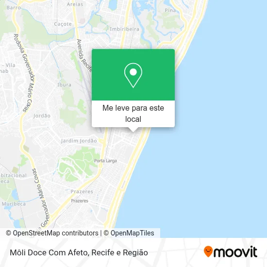 Môli Doce Com Afeto mapa