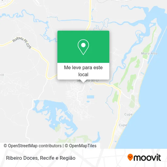 Ribeiro Doces mapa