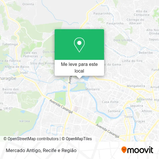Mercado Antigo mapa