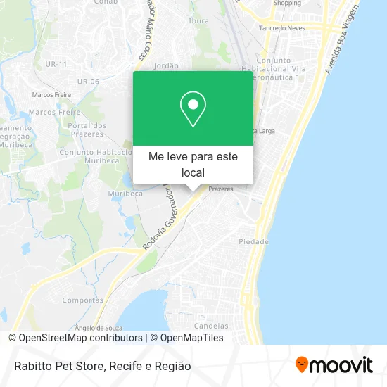 Rabitto Pet Store mapa