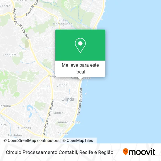 Circulo Processamento Contabil mapa